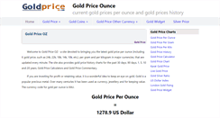 Desktop Screenshot of goldpriceoz.com